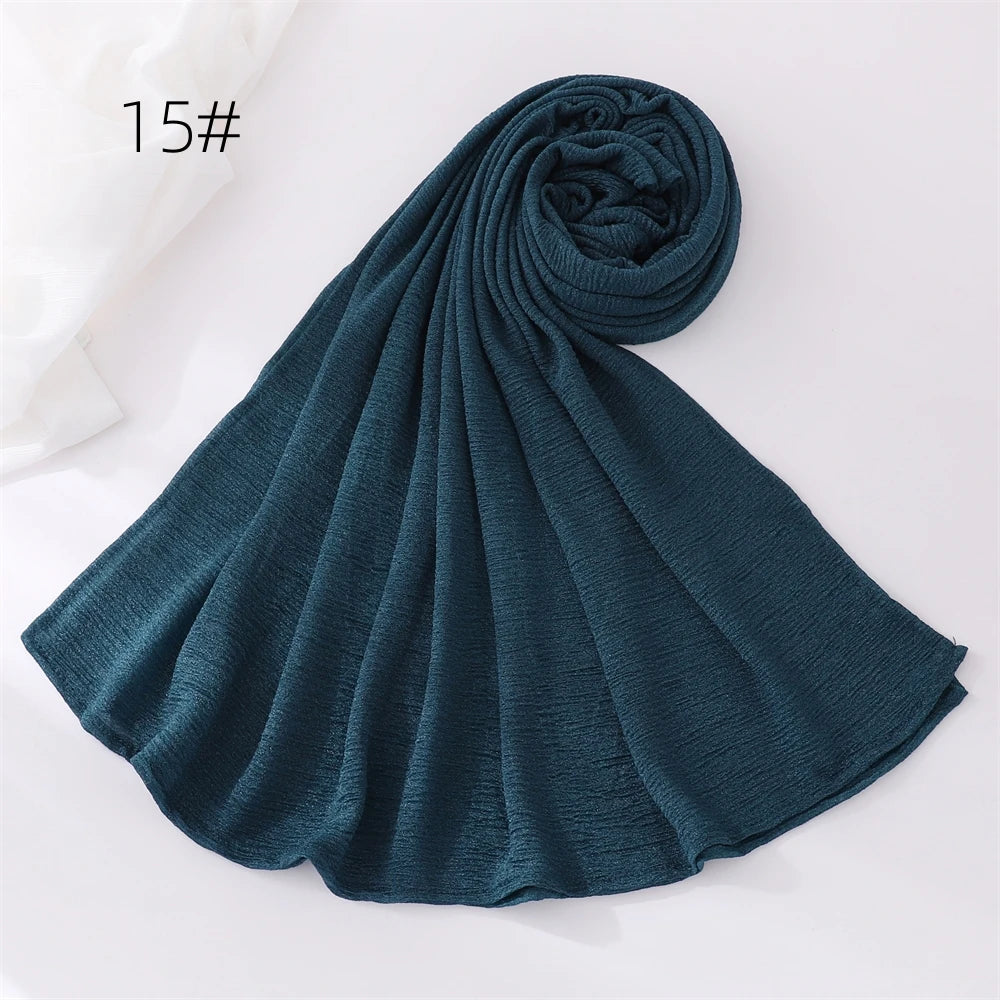 Hijab Pour Femmes Musulmane Châle Grande Taille Foulard Élastique Islam Bandana Bandeaux