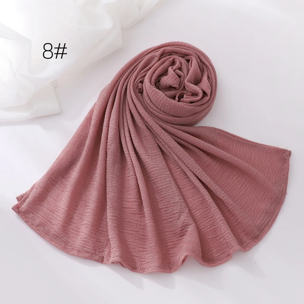 Hijab Pour Femmes Musulmane Châle Grande Taille Foulard Élastique Islam Bandana Bandeaux